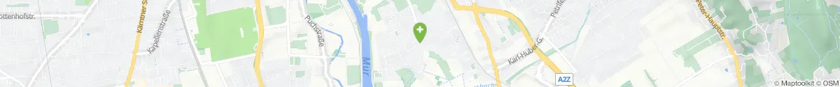 Kartendarstellung des Standorts für Apotheke Am Grünanger in 8041 Graz